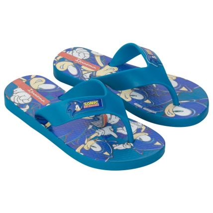 Chinelo Infantil Ipanema Sonic Play - 27279 - Azul/azul/vermelho - Atacado