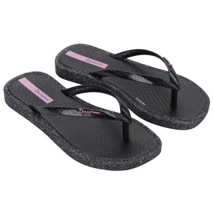 Chinelo Infantil Ipanema Edge Solar Glow - 27284 - Preto/preto Glitter - Atacado