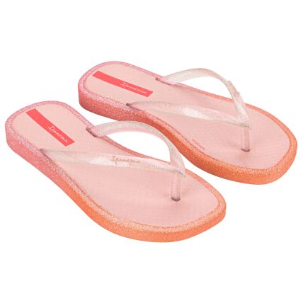 Chinelo Infantil Ipanema Edge Solar Glow - 27284 - Rosa Claro/rosa Glitter - Atacado