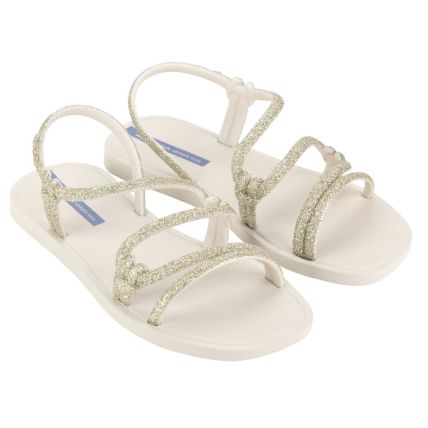 Sandalia Feminina Ipanema Solar Glow - 27288 - Bege/glitter/azul - Atacado