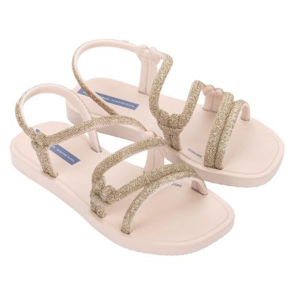 Sandalia Infantil Ipanema Solar Glow - 27289 - Bege/glitter/azul - Atacado