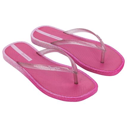 Chinelo Feminino Ipanema Edge Solar Glow - 27293 - Rosa Escuro/rosa Glitter - Atacado