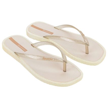 Chinelo Feminino Ipanema Edge Solar Glow - 27293 - Bege/bege Glitter - Atacado