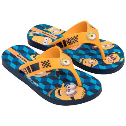 Chinelo Infantil Ipanema Minions Fun - 27300 - Preto/amarelo - Atacado
