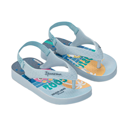 Sandalia Baby Ipanema Baby Shark Summer - 27311 - Azul/azul Claro - Atacado
