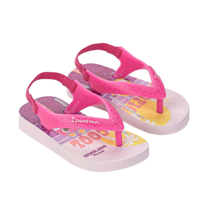 Sandalia Baby Ipanema Baby Shark Summer - 27311 - Rosa/rosa - Atacado