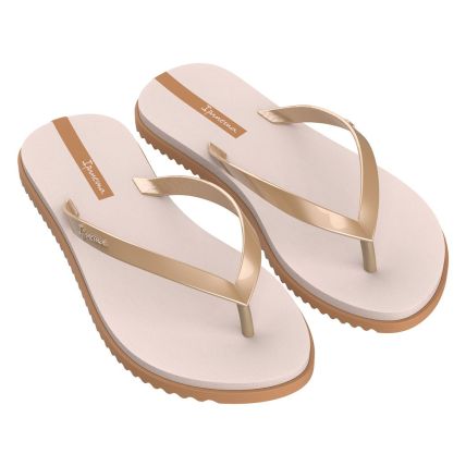 Chinelo Feminino Ipanema Rio - 27314 - Bege/ouro - Atacado
