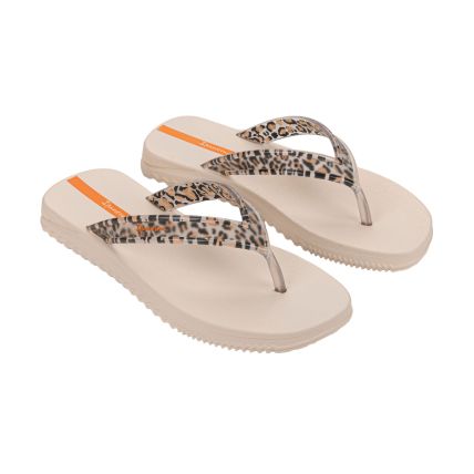 Chinelo Feminino Ipanema Enjoy - 27320 - Bege/preto/laranja - Atacado