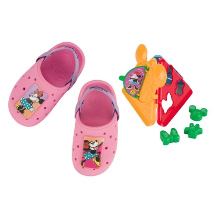 Babuche Baby Disney Brincar E Aprender - 22939 - Rosa/Lilás - Atacado
