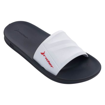 Chinelo Slide Masculino Rider Street - 11578 - Preto/branco - Atacado