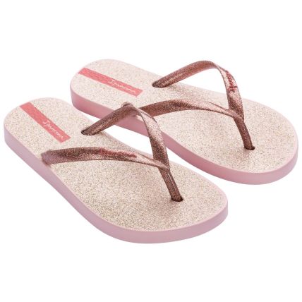 Chinelo Infantil Ipanema Glitter  - 26622 - Rosa Claro/glitter - Atacado