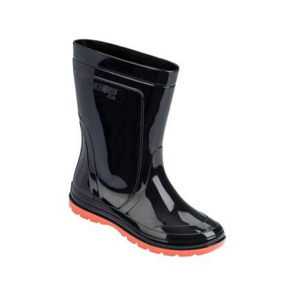 Bota Infantil Jetsky - 00348 - Laranja/preto Com Meia - Atacado