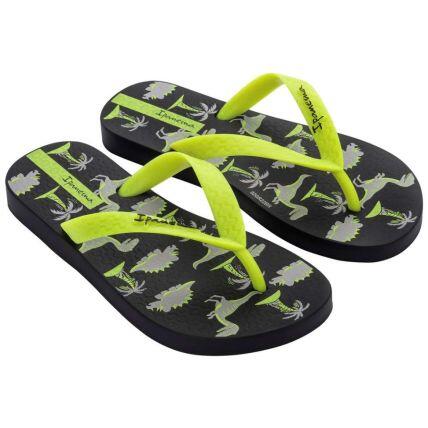 Chinelo Infantil Ipanema - 27012 - Preto/Verde - Atacado
