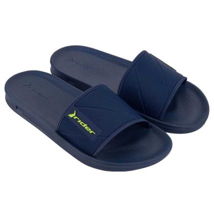 Chinelo Slide Masculino Rider Street - 11578  - Branco/branco/preto - Atacado