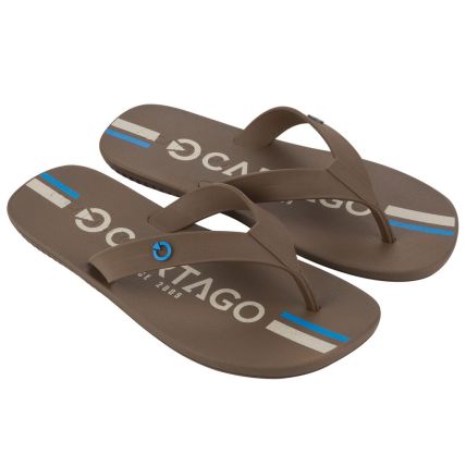 Chinelo Masculino Cartago Atlanta - 11840 - Marrom/Marrom AS402 - Atacado