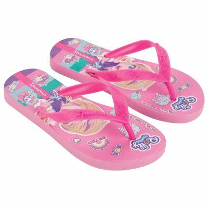 Chinelo Infantil Ipanema Polly E Max Steel  - 26048 - Rosa/Rosa - Atacado