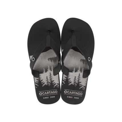 Chinelo Masculino Cartago Atlanta - 11840 - Preto/preto - AtacadoChinelo Masculino Cartago Atlanta - 11840 - Preto/preto - Atacado