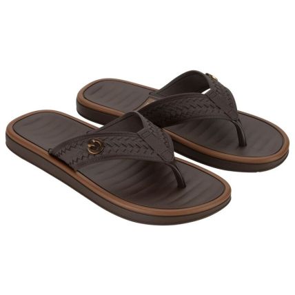 Chinelo Masculino Cartago Coimbra Ii - 12285 - Marrom/marrom - Atacado