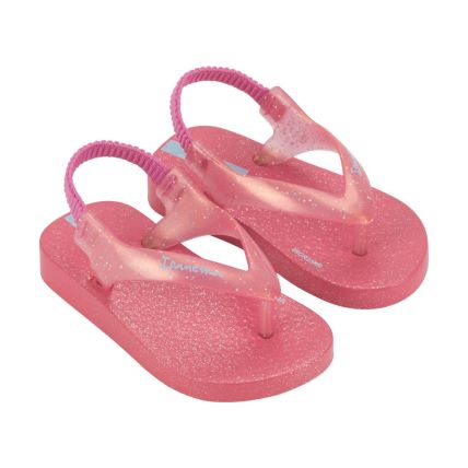 Chinelo Baby Ipanema Glitter - 27182 - Rosa/ Rosa Glitter  - Atacado