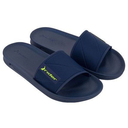 Chinelo Slide Masculino Rider Street - 11578 - Azul/azul/verde - Atacado