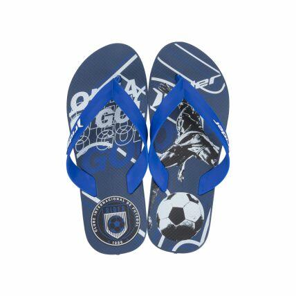 Chinelo Masculino Rider Feel Olé - 12380 - Azul/azul/branco - Atacado