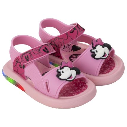 Sandalia Baby Disney Led -23159 - Rosa/rosa Medio - Atacado
