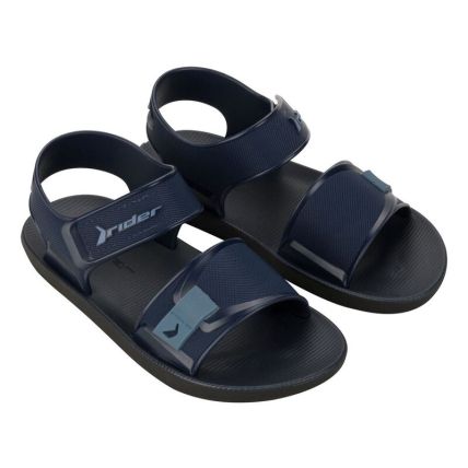 Sandalia Papete Infantil Rider Kick - 12354 - Preto/azul - Atacado
