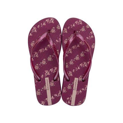 Chinelo Feminino Ipanema Oasis - 26571 - Rosa/vermelho Perolado - Atacado