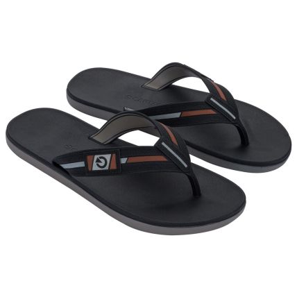 Chinelo Masculino Cartago Dublin Ii - 12268 - Preto/telha/azul - Atacado