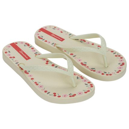 Chinelo Infantil Ipanema Day - 27383 - Bege/bege/vermelho - Atacado