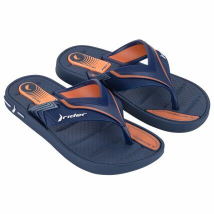Chinelo Infantil Rider Sprint - 12033 - Azul/azul/laranja - Atacado