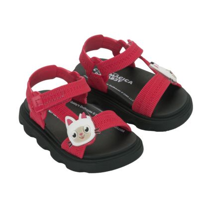 Sandalia Baby A Casa Magica De Gabby Easy - 23368 - Preto/rosa - Atacado