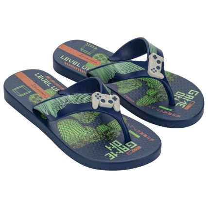 Chinelo Infantil Ipanema Sporty - 27277 - Azul/verde/laranja  - Atacado