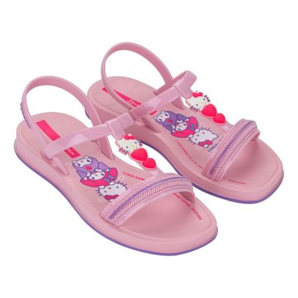 Sandalia Infantil Ipanema Hello Kitty - 27431 - Rosa/rosa - Atacado