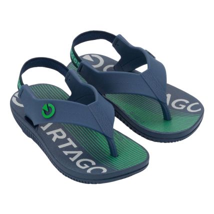 Chinelo Baby Cartago Atlanta - 12256 - Azul/azul/verde - Atacado