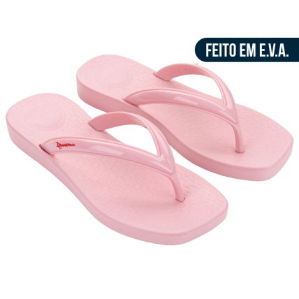Chinelo Feminino Ipanema Pluma - 27507 - Rosa/rosa Claro/vermelho - Atacado