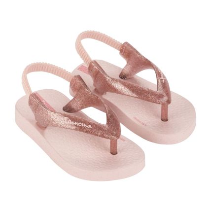 Chinelo Baby Ipanema Glitter - 27182 - Rosa Claro/glitter - Atacado