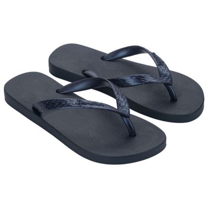 Chinelo Feminino Ipanema Classica - 06466 - Azul Escuro/metalizado - Atacado