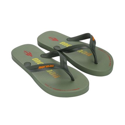 Chinelo Masculino Mormaii Tropical - 11936 - Verde/verde/laranja - Atacado