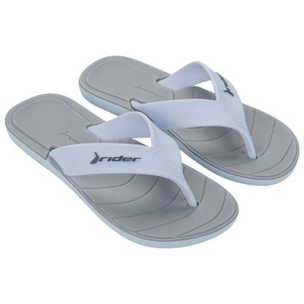 Chinelo Masculino Rider Pulse - 12573 - Branco/branco/grafite - Atacado
