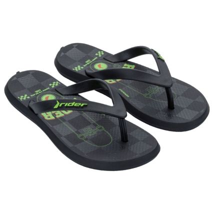Chinelo Infantil Rider R1 Style - 11957 - Preto/preto/verde 