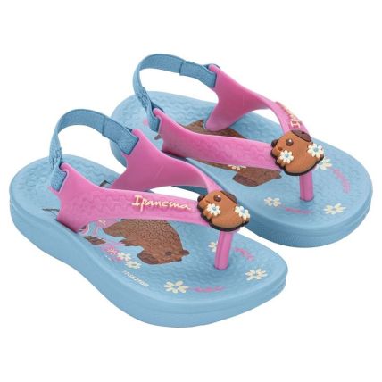 Chinelo Baby Ipanema Capivara - 27511 - Azul/rosa/castor - Atacado