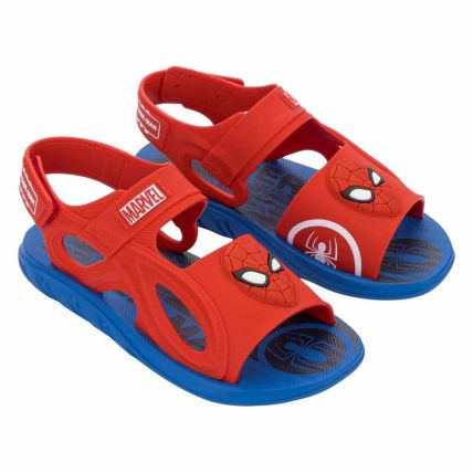 Sandalia Infantil Marvel Power - 23445 - Azul/vermelho - Atacado