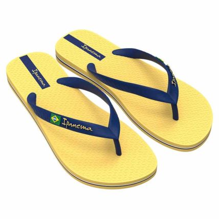 Chinelo Masculino Ipanema Brasil - 27040 - Amarelo/azul - Atacado