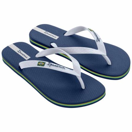 Chinelo Feminino Ipanema Brasil - 27040 - Azul/branco - Atacado