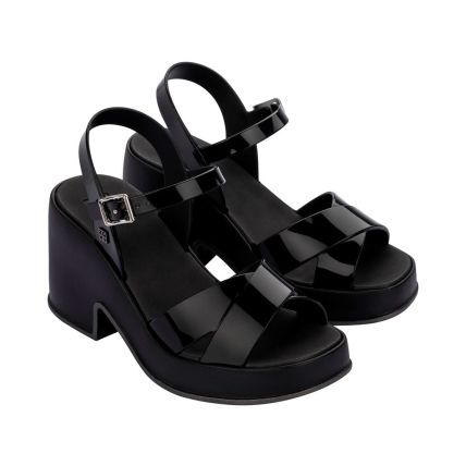 Sandalia Plataforma Zaxy Pop Up - 83567 - Preto - Atacado