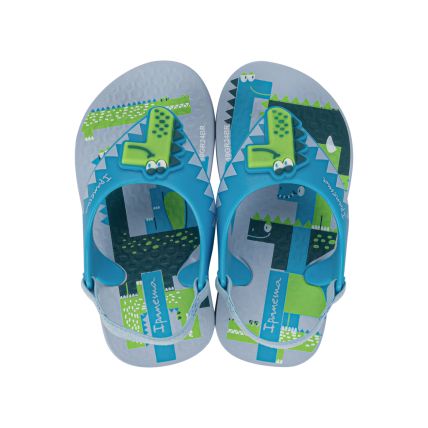 Chinelo Baby Rider Sporty - 27247 - Azul/azul/verde - Atacado