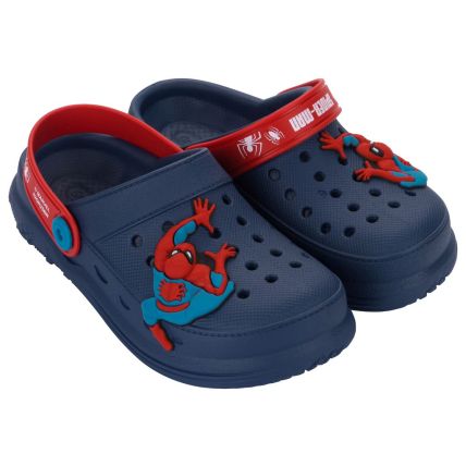 Babuche Infantil Marvel New Step - 23235 - Azul Escuro/vermelho - Atacado