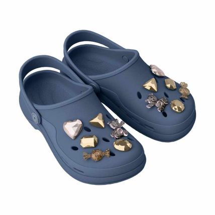 Babuche Feminino Zaxy Joy Pins New - 19518 - Azul Laguna - Atacado