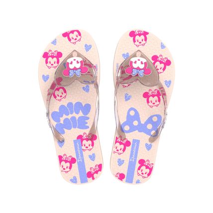 Chinelo Infantil Ipanema Love Disney - 27292 - Rosa/rosa Glitter/azul - Atacado
